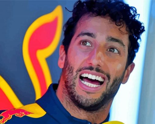 Daniel Ricciardo Diamond Painting