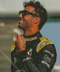 Daniel Ricciardo Race Driver Diamond Painting