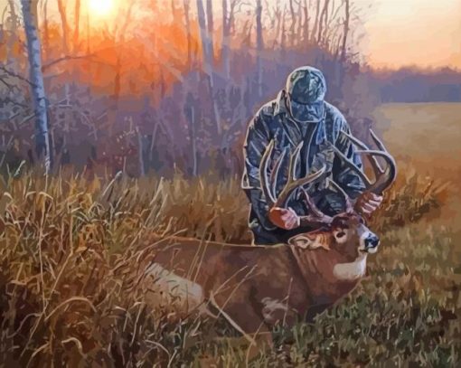 Deer Hunting Diamond Painting