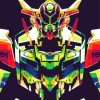 Gundam Barbatos Pop Art Diamond Painting