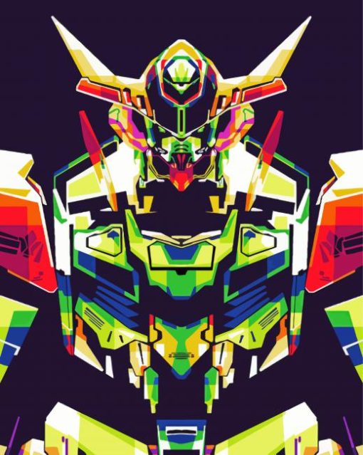 Gundam Barbatos Pop Art Diamond Painting