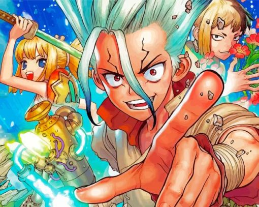 Dr Stone Diamond Painting