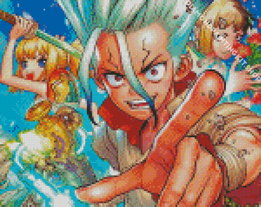 Dr Stone Diamond Painting