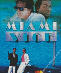 Drama Serie Miami Vice Diamond Painting