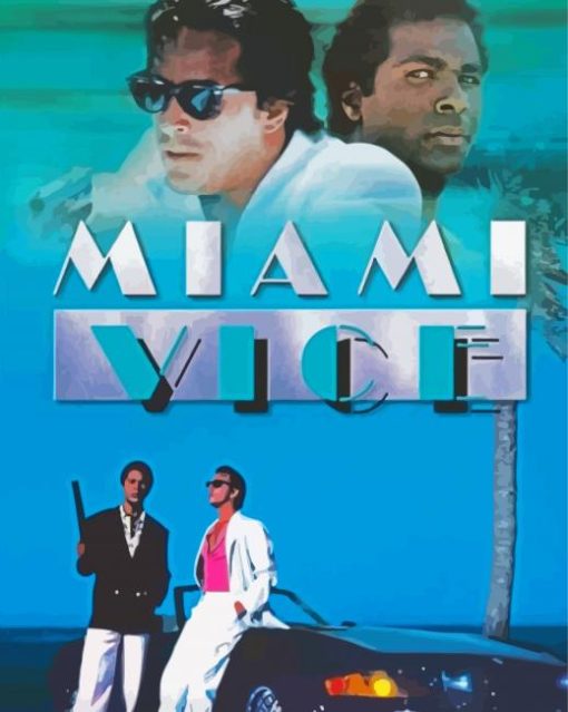 Drama Serie Miami Vice Diamond Painting