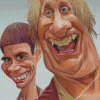 Dumb And Dumber Caricature Diamond Painting