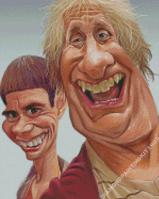 Dumb And Dumber Caricature Diamond Painting