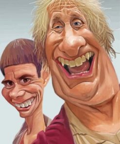 Dumb And Dumber Caricature Diamond Painting