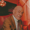 English Actor Patrick Stewart Diamond Painting