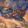 Fairy And Tiger Flying Diamond Painting