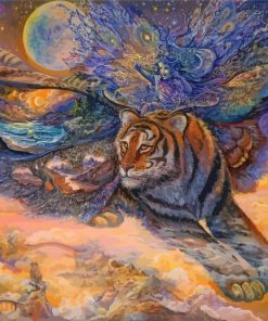 Fairy And Tiger Flying Diamond Painting