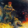 Falklands War Military Diamond Painting