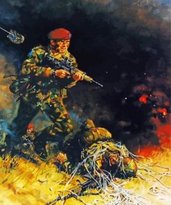 Falklands War Military Diamond Painting