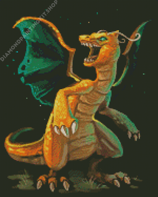 Fantasy Dragonite Character Diamond Painting