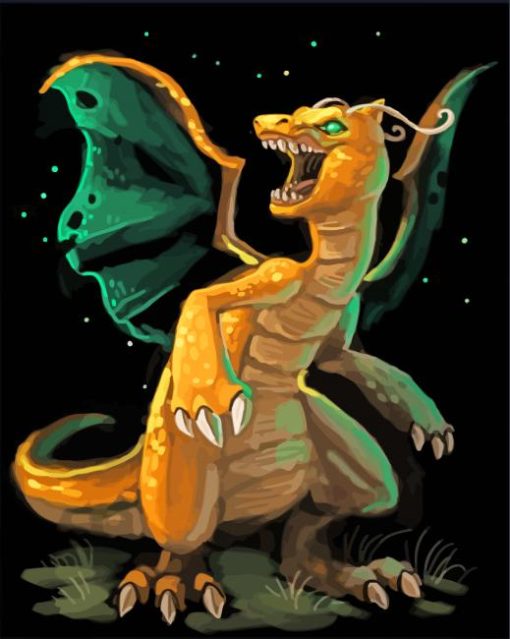 Fantasy Dragonite Character Diamond Painting