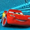 Flash Mcqueen Car Diamond Painting