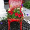 Flowers On Chair Diamond Painting