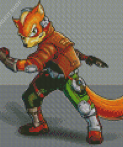 Fox McCloud Star Fox Diamond Painting