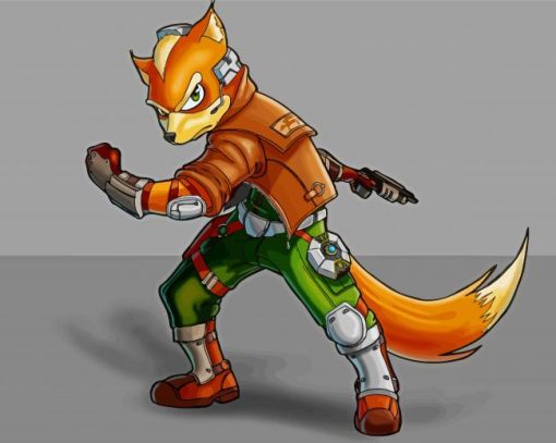 Fox McCloud Star Fox Diamond Painting