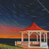 Gazebo By The Sea At Night Diamond Painting