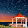 Gazebo By The Sea At Night Diamond Painting