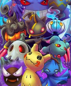 Ghost Pokemon Art Diamond Painting