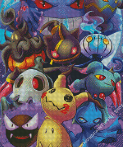 Ghost Pokemon Art Diamond Painting