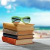 Glasses On Books And Beach Diamond Painting