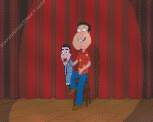 Glenn Quagmire Family Guy Character Diamond Painting