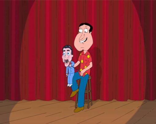 Glenn Quagmire Family Guy Character Diamond Painting