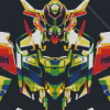 Gundam Barbatos Pop Art Diamond Painting