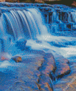 Heber Springs Waterfalls Diamond Painting