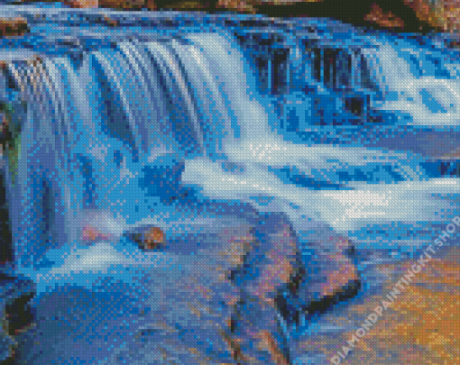 Heber Springs Waterfalls Diamond Painting