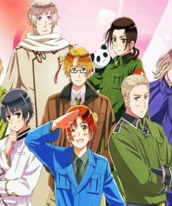 Hetalia Japanese Anime Diamond Painting