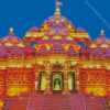 Hindu Temple Akshardham Diamond Painting