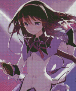 Homura Akemi Anime Diamond Painting