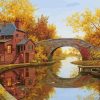 House River In Fall Diamond Painting