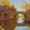 House River In Fall Diamond Painting