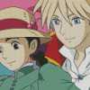 Howls Moving Castle Characters Diamond Painting