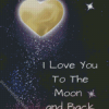 I Love You To The Moon Diamond Painting