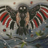 Indigenous Owl Art Diamond Painting