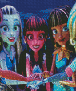 Monster High Cartoon Diamond Painting