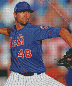 Jacob Degrom Baseball Player Diamond Painting