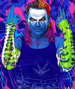 Jeff Hardy Wrestler Art Diamond Painting