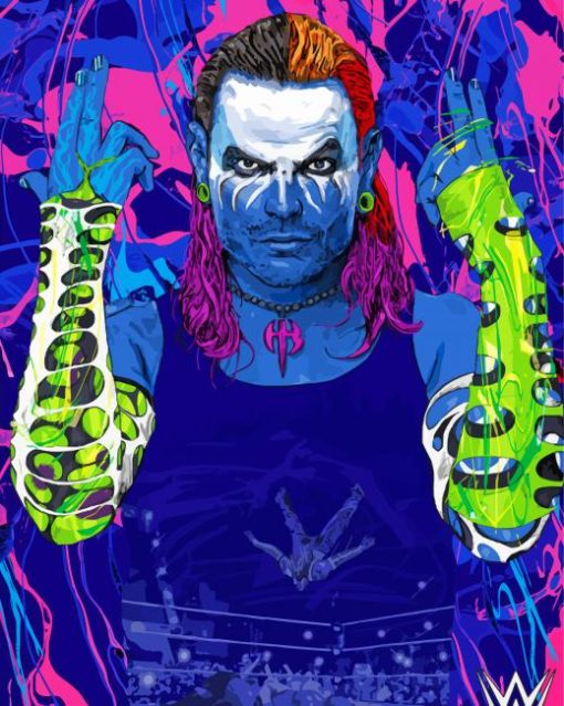 Jeff Hardy Wrestler Art Diamond Painting