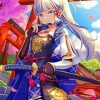 Kamisato Ayaka Anime Girl Diamond Painting