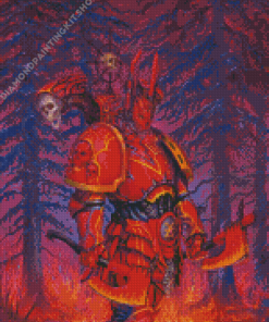 Khorne Lord Of Skulls Diamond Painting