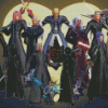 Kingdom Hearts Organization 13 Game Diamond Painting