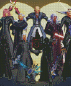 Kingdom Hearts Organization 13 Game Diamond Painting