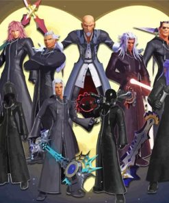 Kingdom Hearts Organization 13 Game Diamond Painting